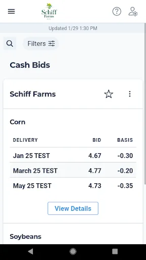 Schiff Farms Android app screenshot 3