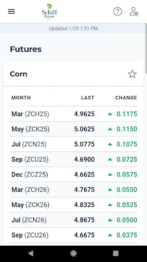 Schiff Farms Android app screenshot 4