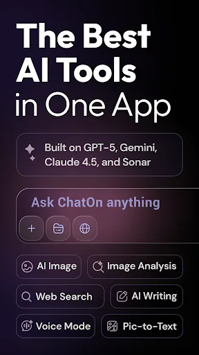ChatOn - AI Chat Bot Assistant Android app screenshot 1