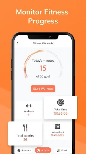 FitTrack - Steps, Sleep & BMI Android app screenshot 5