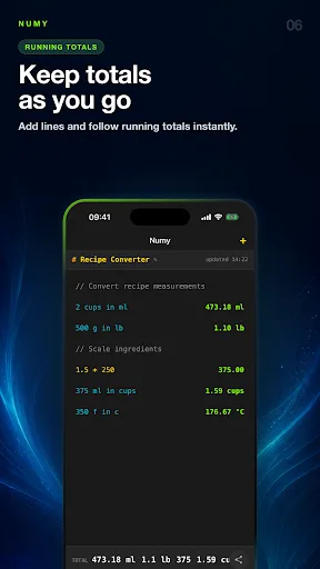 Numy: Notepad Calculator Android app screenshot 6