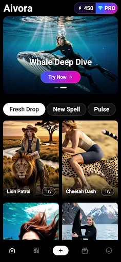 Aivora - Imagine. Generate. Android app screenshot 1