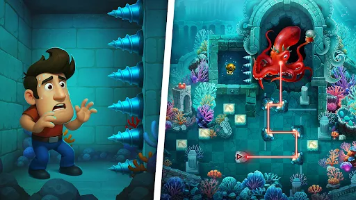 Diggy's Adventure Puzzle Game Android app screenshot 3