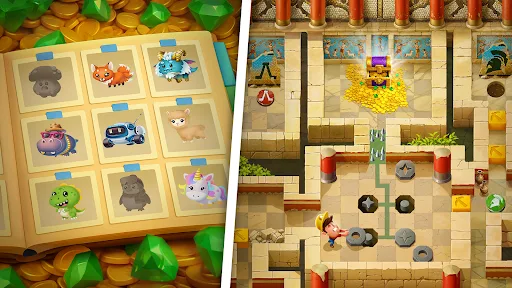 Diggy's Adventure Puzzle Game Android app screenshot 4