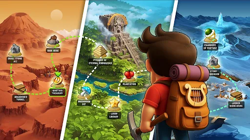 Diggy's Adventure Puzzle Game Android app screenshot 5