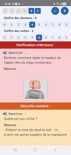 Permis B Vérifications Android app screenshot 2