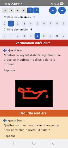 Permis B Vérifications Android app screenshot 3