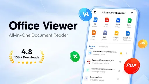 Document Reader & PDF Editor Android app screenshot 1