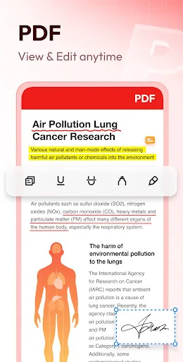Document Reader & PDF Editor Android app screenshot 2