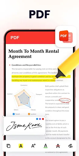 Document Reader - PDF Editor Android app screenshot 2