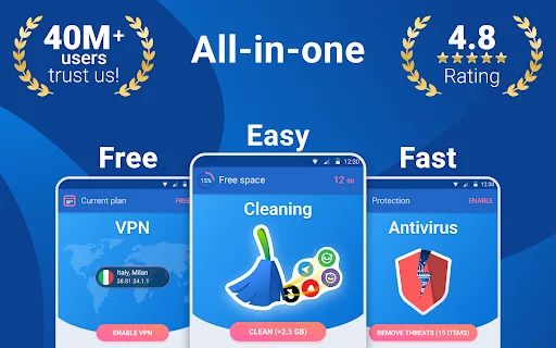 Cleaner Antivirus VPN Cleaner Android app screenshot 6