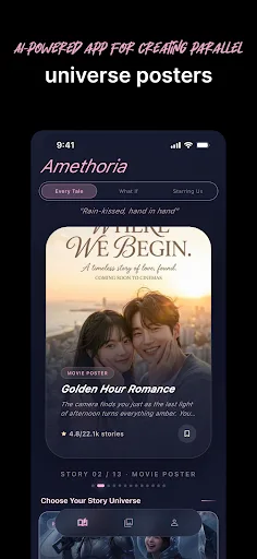 Amethoria- AI Love Poster Android app screenshot 6