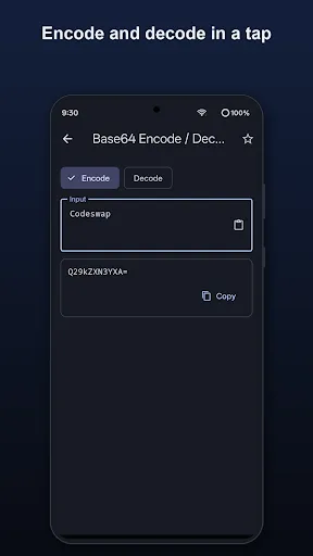 Codeswap: Dev Tools & JSON Android app screenshot 4