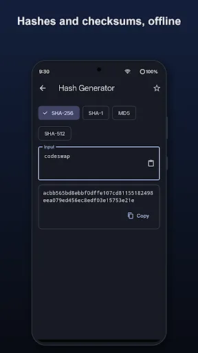 Codeswap: Dev Tools & JSON Android app screenshot 5