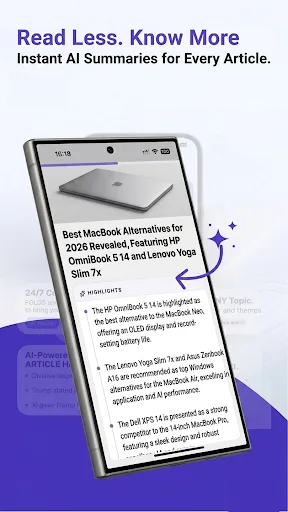 Folds: Intelligent News Android app screenshot 4