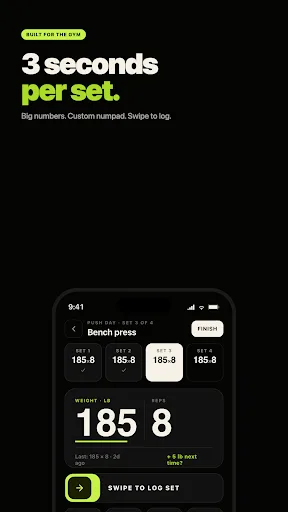 Hardlog - Exercise Tracker Android app screenshot 2