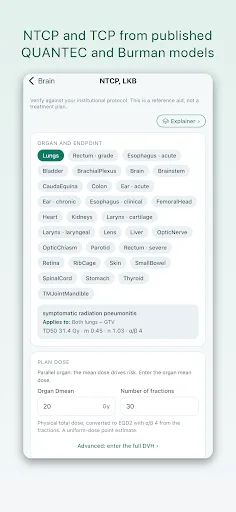 Isodose RT Android app screenshot 3