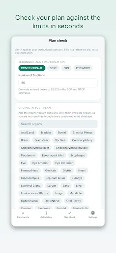 Isodose RT Android app screenshot 4
