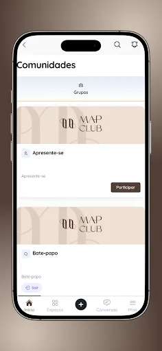 MAP Club Android app screenshot 2