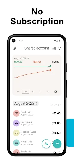 Budget & Expense Tracker Monee Android app screenshot 1