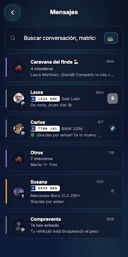 PlateMe — Avisa por matrícula Android app screenshot 3