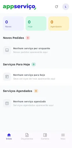 App servico Profissionais Android app screenshot 3