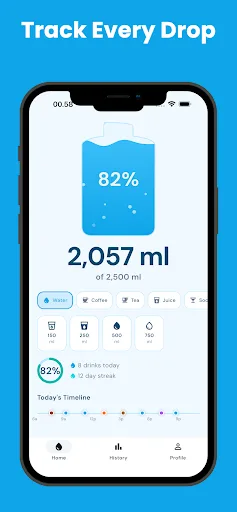 Water Reminder: Drink Tracker Android app screenshot 1