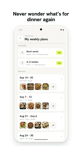 Whipp: Meal Planner & Recipes Android app screenshot 3