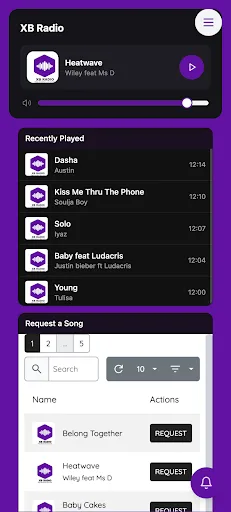 XB Radio Android app screenshot 2