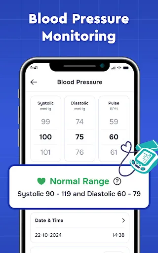 Blood Sugar Care: BP Monitor Android app screenshot 2