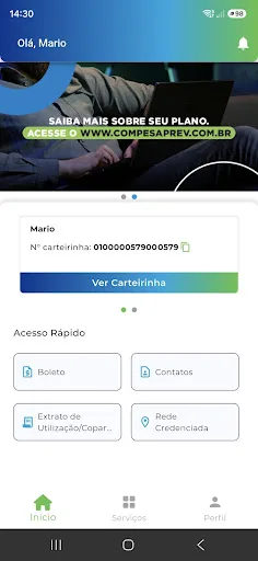 CompesaSaúde Android app screenshot 2