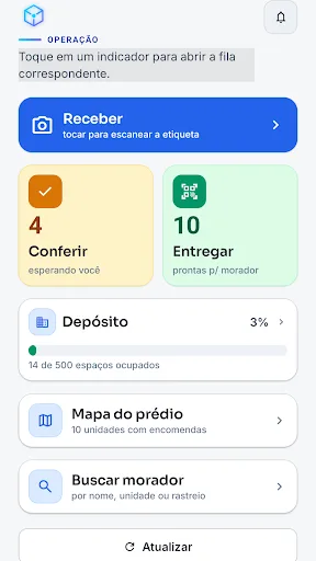 Eteo Nexus - Encomendas Android app screenshot 2