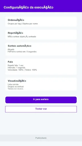 Sorteia Fácil Android app screenshot 4
