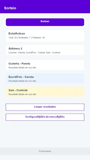 Sorteia Fácil Android app screenshot 5