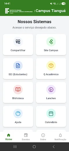 IFCE Tianguá Android app screenshot 1