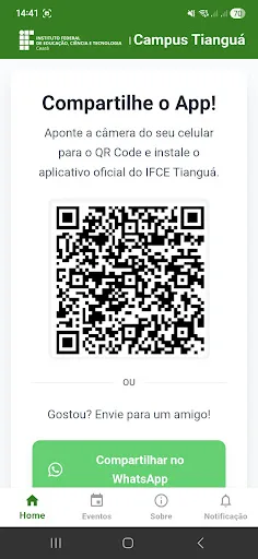 IFCE Tianguá Android app screenshot 2