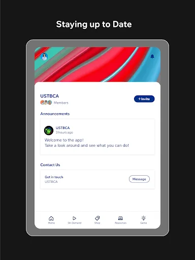USTBCA Android app screenshot 4