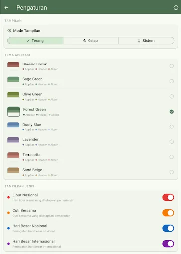 Kalender Indonesia Android app screenshot 2