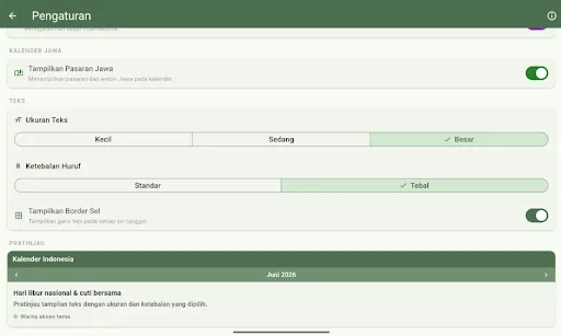 Kalender Indonesia Android app screenshot 6