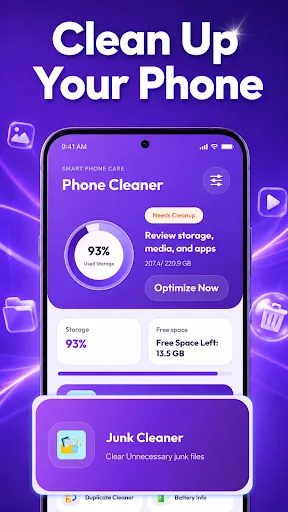 Clyvia Cleaner Android app screenshot 1