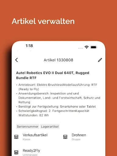 pfx Lager für Proffix Px5 Android app screenshot 3