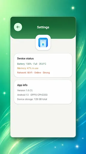 Clean Vale Android app screenshot 4