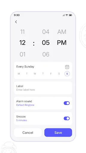 Alarm Clock Android app screenshot 2