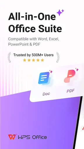 WPS Office-PDF, Word, Sheet Android app screenshot 1