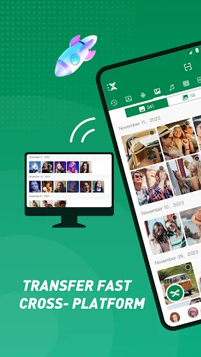 Xender - Quick Share, Transfer Android app screenshot 1