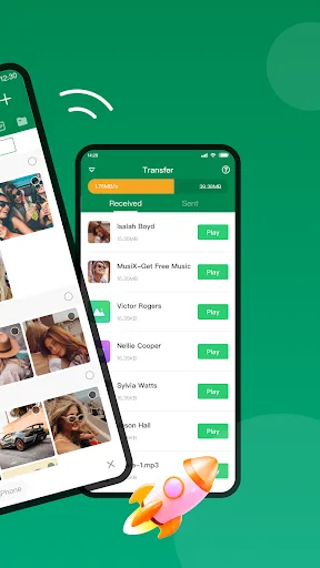 Xender - Quick Share, Transfer Android app screenshot 2