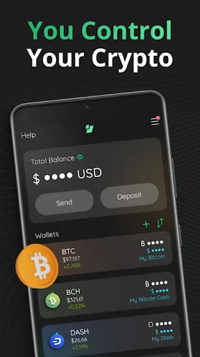 Edge - Bitcoin & Crypto Wallet Android app screenshot 2