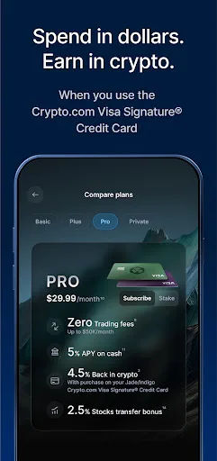 Crypto.com: Buy BTC, ETH & CRO Android app screenshot 4