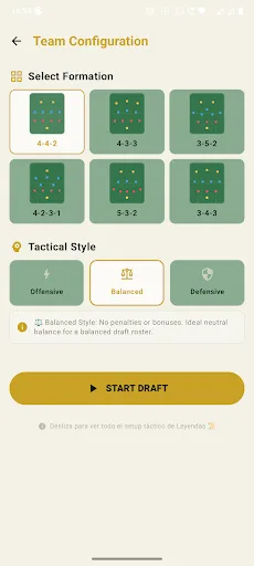 Seven To Zero: Soccer Draft Android app screenshot 2