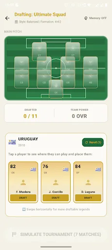 Seven To Zero: Soccer Draft Android app screenshot 3